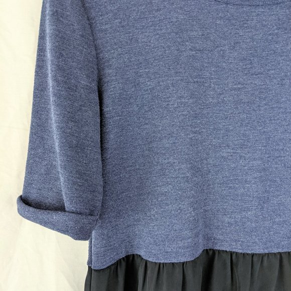 3 for $20 Topshop Navy Cocktail Zip Back Dress Size 8/10 - Picture 3 of 4